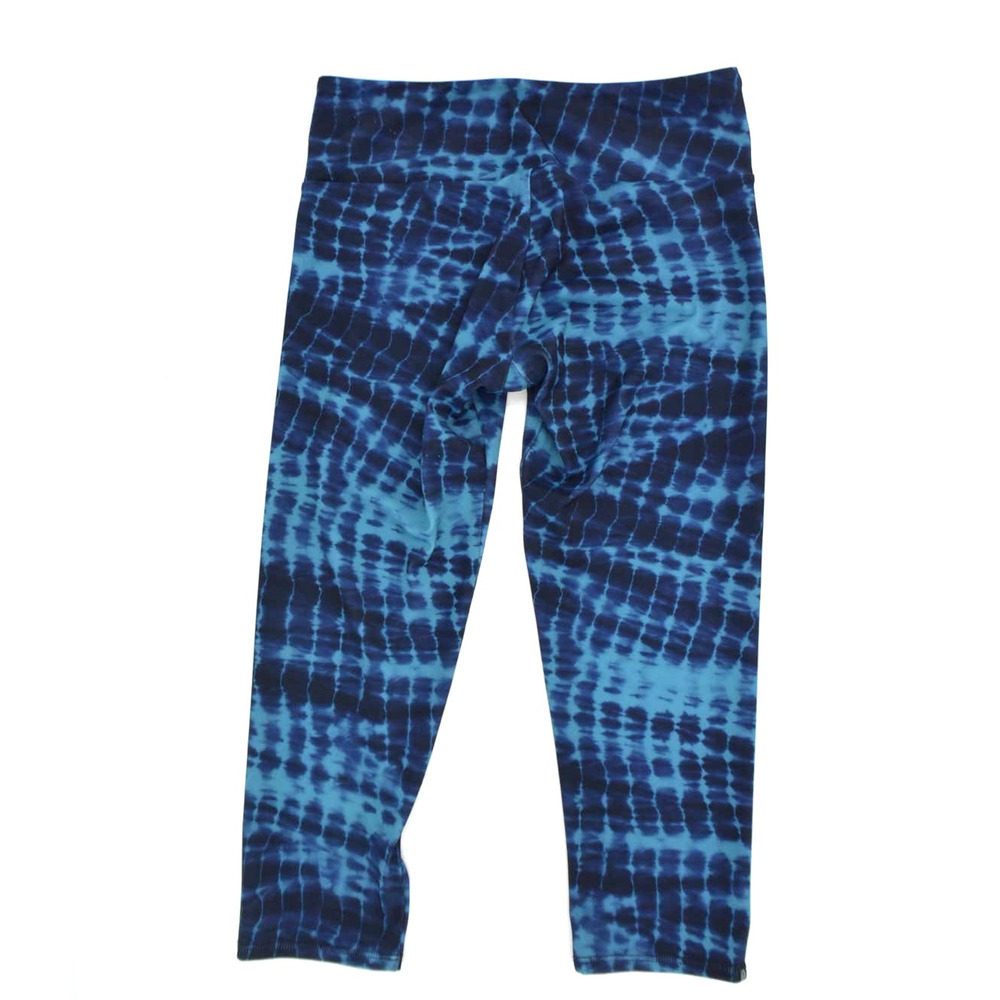 Onzie Blue Teal Tie Dye Sophy Capri Leggings Size S/M - Picture 7 of 7